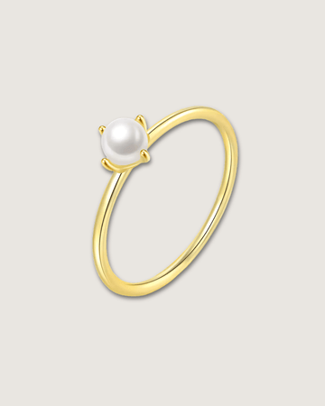 Anillo Pearl Circle