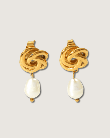 Pendientes Spiral Pearl